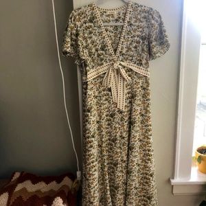 Nordstrom Rack Max Studio Yellow Floral Dress